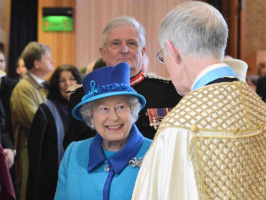 The Queen Visits Canterbury Cathedral Lodge