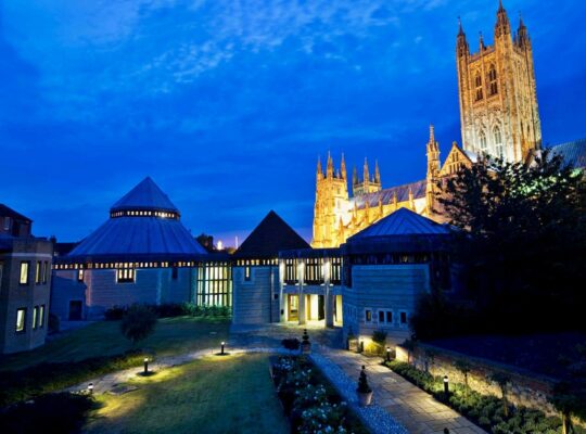 THE RED, WHITE & BLUE DINNER (Black Tie) at Canterbury Cathedral Lodge – Thursday 2 June 2022