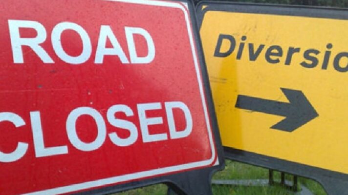 ROAD CLOSURES DUE TO WATER WORKS – SATURDAY 22 TO SUNDAY 31 OCTOBER 2022