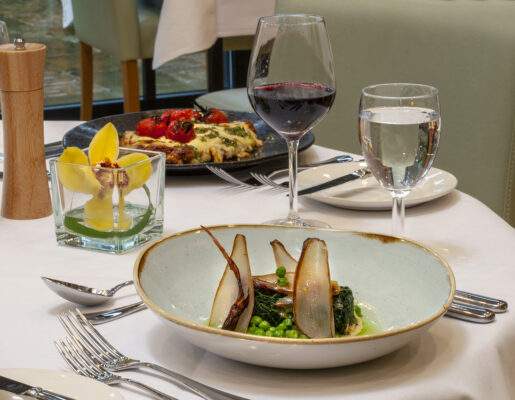 Dinner in the Refectory Restaurant